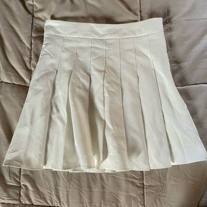 Shein White Small Tennis Skirt